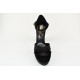High heeled velvet sandals by Veneti 1230