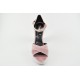 High heeled velvet sandals by Veneti 1230