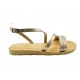 Women's leather sandals by Romance 1801