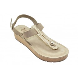 Women's leather sandals by Romance T79