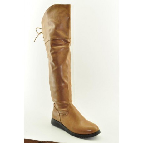BOOTS OVER THE KNEE VENETI 838-51 CAMEL