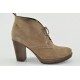 Lace-up leather suede booties Veneti 050